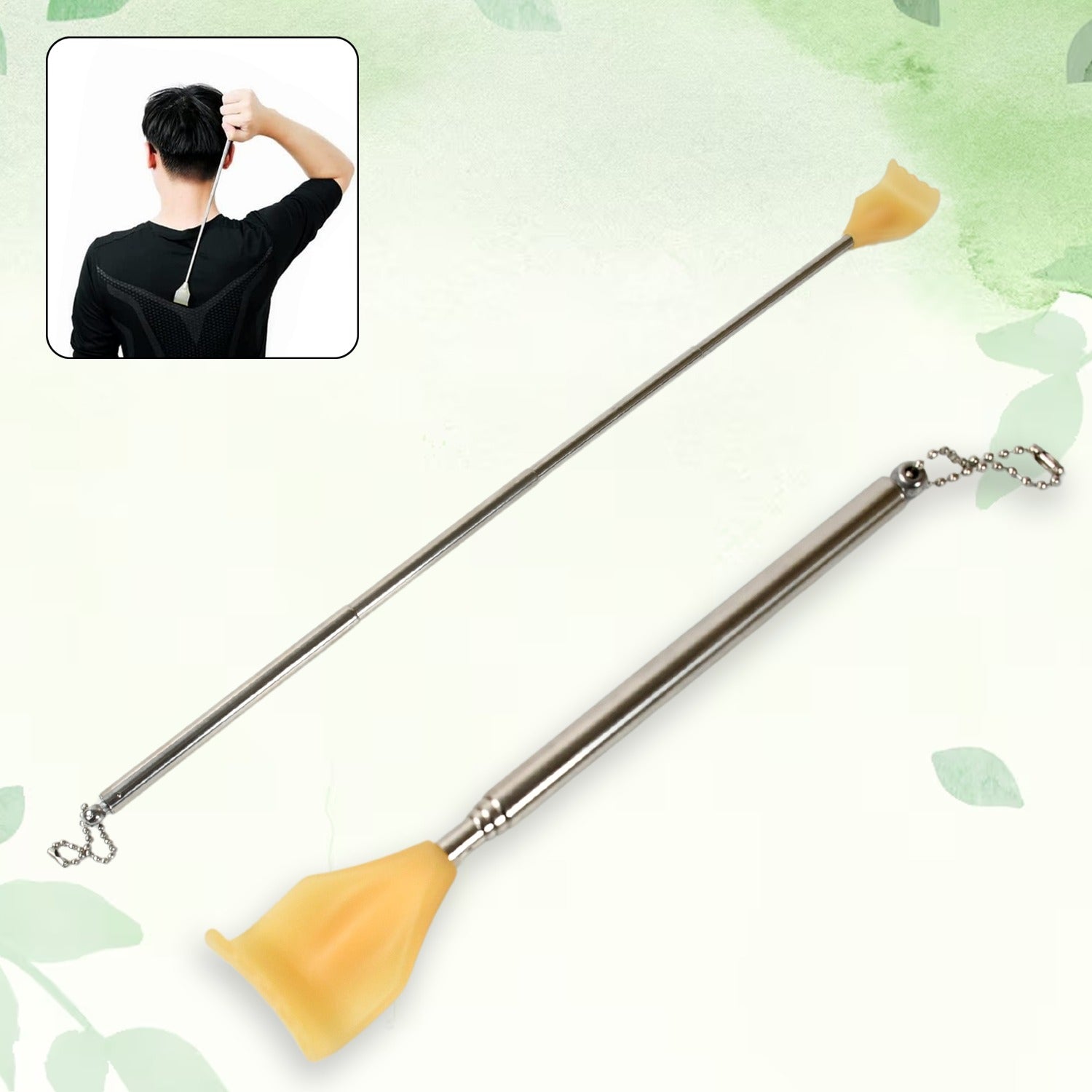 Back Scratcher Retractable Metal Tube Telescoping Massage Tool Portable Telescopic Back Scratchers for Women Men Adjustable 43cm, khujli (1pc) Back Scratcher Retractable Metal Tube Telescoping Massage Tool Portable Telescopic Back Scratchers for Women Men Adjustable 43cm, khujli (1pc)